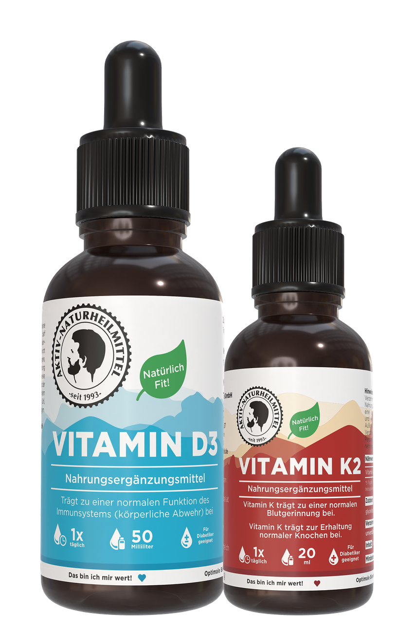 Vitamin D3 + K2 Tropfen Set